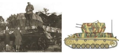 Model plastikowy Flakpanzer IV Wirbelwind Italeri
