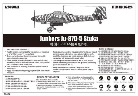 Model plastikowy Junkers Ju-87D-5 Stuka Trumpeter