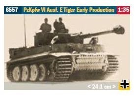 Model plastikowy Panzerkampfwagen VI Ausf. E Tiger wczesna produkcja Italeri