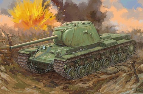 Model plastikowy Rosyjski czołg ciężki KV-3 Trumpeter