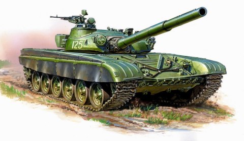 Model plastikowy T-72B Radziecki czołg główny Zvezda