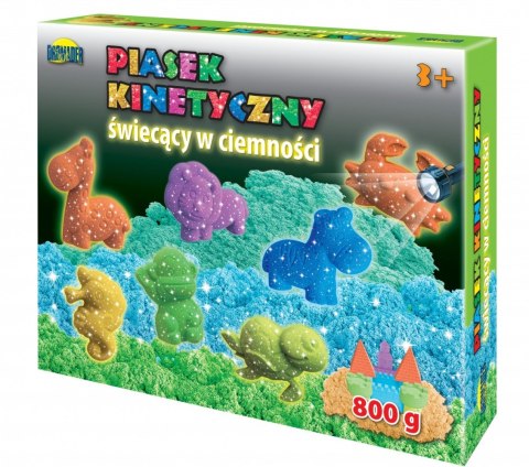 Piasek kinetyczny świecący w ciemności 800 g Dromader