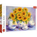 Puzzle 500 elementów Słoneczniki Trefl
