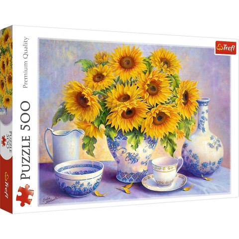 Puzzle 500 elementów Słoneczniki Trefl