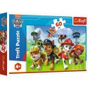 Puzzle 60 elementów - Psi Patrol, Gotowi do akcji Trefl