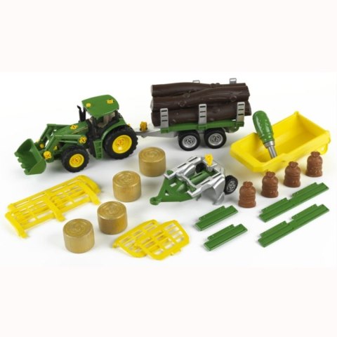 Traktor John Deere do skręcania mega zestaw Klein
