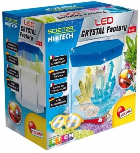 Zestaw naukowy Hi-Tech Fabryka kryształów LED Lisciani