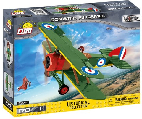 Klocki Armia Historical Colleciton 170 elementów Sopwith F. 1 Camel - brytyjski samolot myśliwski Cobi Klocki
