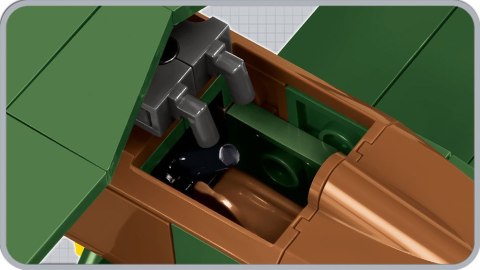 Klocki Armia Historical Colleciton 170 elementów Sopwith F. 1 Camel - brytyjski samolot myśliwski Cobi Klocki