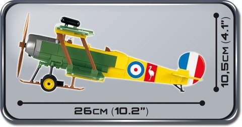 Klocki Armia Historical Collection 230 elementów AVRO 504K - Brytyjski samolot wielozadaniowy Cobi Klocki