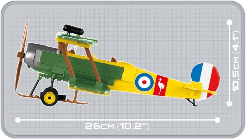 Klocki Armia Historical Collection 230 elementów AVRO 504K - Brytyjski samolot wielozadaniowy Cobi Klocki