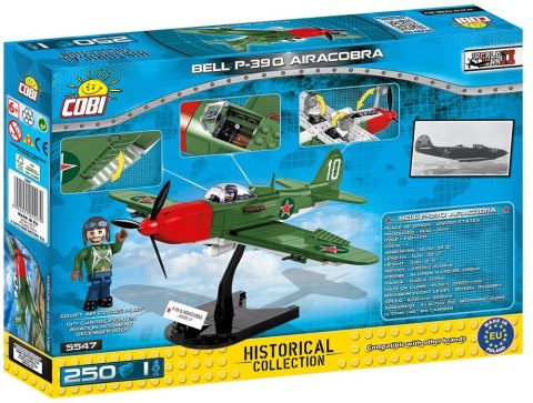 Klocki Armia Historical Collection 250 elementów Bell P-39Q Airacobra - Amerykański samolot myśliwski Cobi Klocki