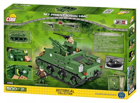 Klocki Armia Historical Collection 500 elementów M7 Priest 105 mm HMC Cobi Klocki