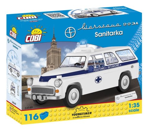 Klocki Youngtimer Collection 116 elementów Warszawa 223 K Sanitarka Cobi Klocki