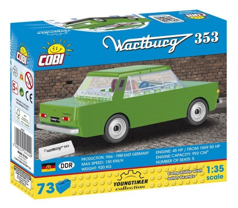 Klocki Youngtimer Collection 73 elementów Collection Wartburg 353 Cobi Klocki