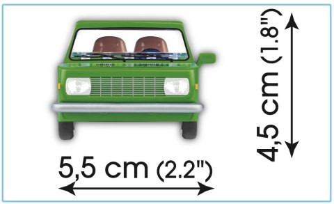 Klocki Youngtimer Collection 73 elementów Collection Wartburg 353 Cobi Klocki
