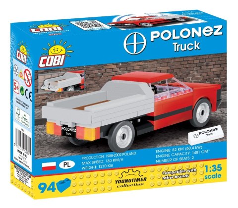 Klocki Youngtimer Collection 94 elementów FSO Polonez Truck Cobi Klocki