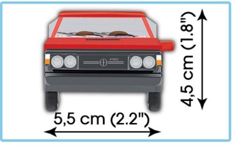 Klocki Youngtimer Collection 94 elementów FSO Polonez Truck Cobi Klocki