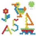 Klocki puzzle 120 elementów w pojemniku Wader