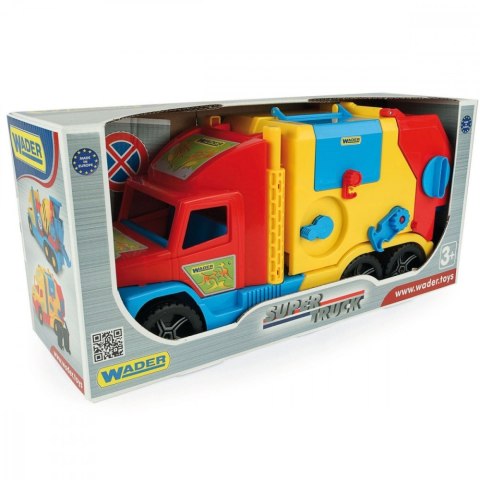 Krótka Śmieciarka 58.5 cm Super Truck pudełko Wader
