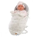 Lalka Bobas Beba w beciku 44 cm Llorens