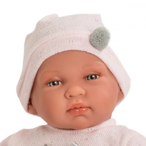 Lalka Bobas Beba w beciku 44 cm Llorens