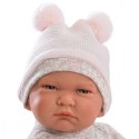 Lalka Bobas Lala w różowym beciku 42 cm Llorens