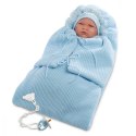 Lalka Bobas Lalo w niebieskim beciku 42 cm Llorens