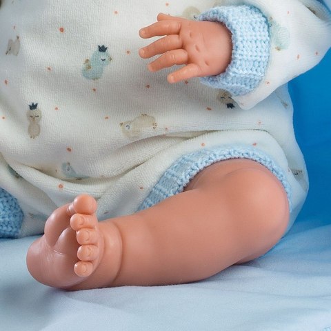 Lalka Bobas Lalo w niebieskim beciku 42 cm Llorens