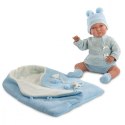 Lalka Bobas Lalo w niebieskim beciku 42 cm Llorens