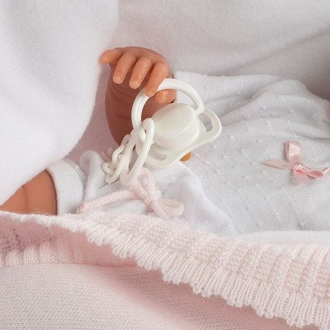 Lalka Bobas Nica w różowym beciku 40 cm Llorens