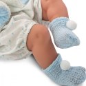 Lalka Bobas Tino w niebieskim komplecie 43 cm Llorens