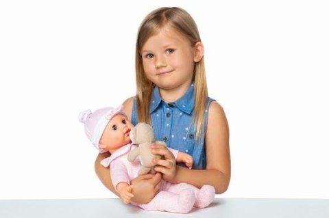 Lalka Natalia Dzidziuś z przytulanką Artyk