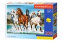 Puzzle 200 elementów - Konie zew natury Castor