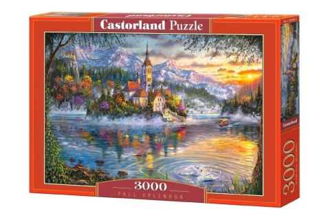 Puzzle 3000 elementów - Fall Splendor Castor
