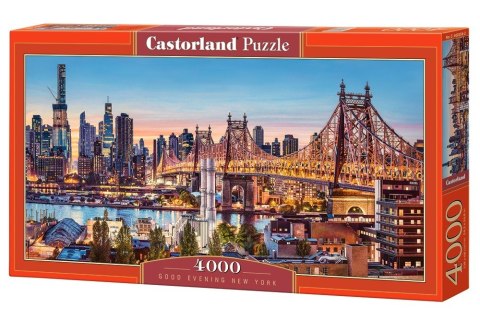 Puzzle 4000 elementów - Dobry Wieczór, Nowy Jork Castor
