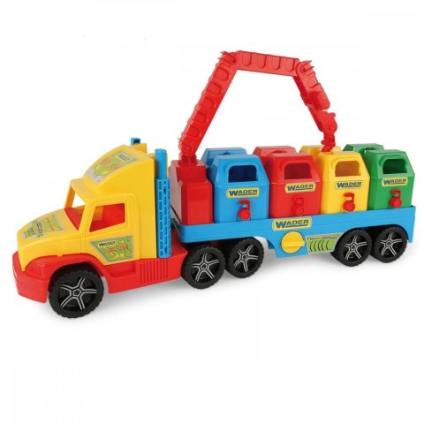 Śmieciarka 78 cm Super Truck pudełko Wader