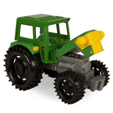 Traktor Farmer z wywrotką 38 cm pudełko Wader