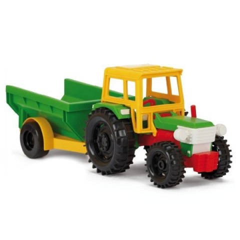 Traktor z wywrotką 38 cm w folii Wader