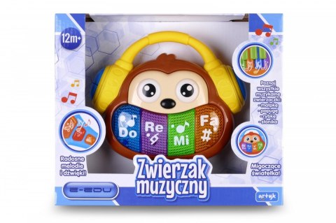 Zwierzątko muzyczne Małpka E-Edu Artyk