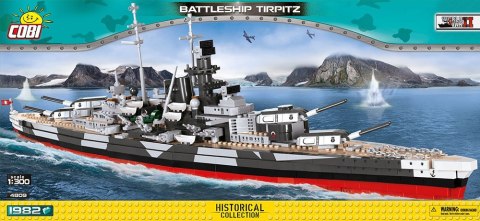 Klocki Battleship Tirpitz - niemiecki pancernik Cobi Klocki