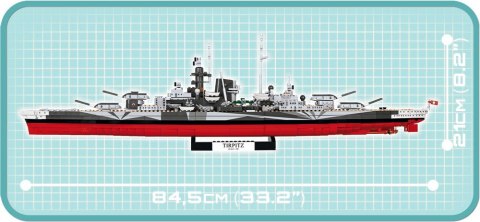 Klocki Battleship Tirpitz - niemiecki pancernik Cobi Klocki