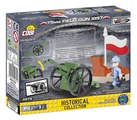 Klocki Mała Armia 75 mm Field Gun 1897 Cobi Klocki