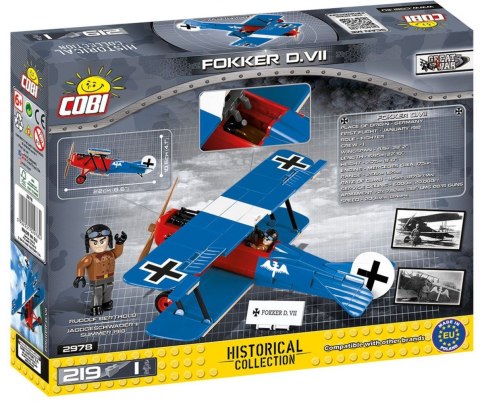 Klocki Mała Armia - Fokker D.VII Cobi Klocki