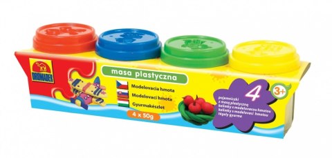 Masa plastyczna 4 małe tuby Dromader