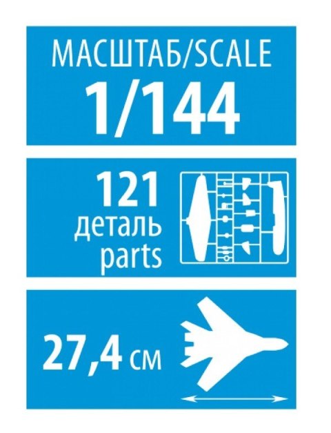 Model plastikowy Boeing 737-8 Max Zvezda