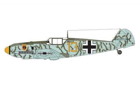 Model plastikowy Messerschmitt BF 109E-4 Airfix