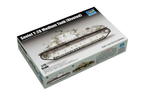 Model plastikowy T-28 radziecki czołg średni Trumpeter