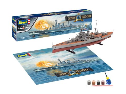 Model plastikowy Zestaw Upominkowy 100 Lat HMS Hood Revell