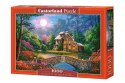 Puzzle 1000 elementów - Chata w blasku księżyca Castor